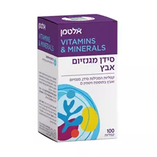 סידן מגנזיום אבץ - אלטמן 100 קפליות - VITAMINS&MINERALS כליל הטבע