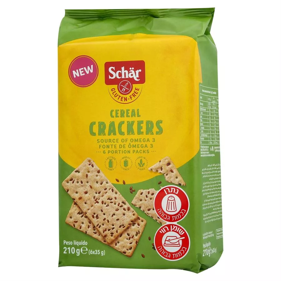 שהאר קרקרים בתוספת דגנים- Schar - Cereal Crackers- ללא גלוטן
