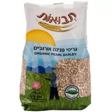 תבואות גריסי פנינה 500 גרם  Tvuot Organic Pearl Barley כליל הטבע