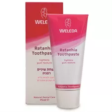 משחת שיניים רטניה - וולדה 75 מ"ל     Weleda Ratanhia Toothpaste כליל הטבע