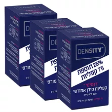 דנסיטי - סידן אמורפי, הדור החדש של הסידן 3*75 קפליות  Density Amorphous Calcium Caplets כליל הטבע