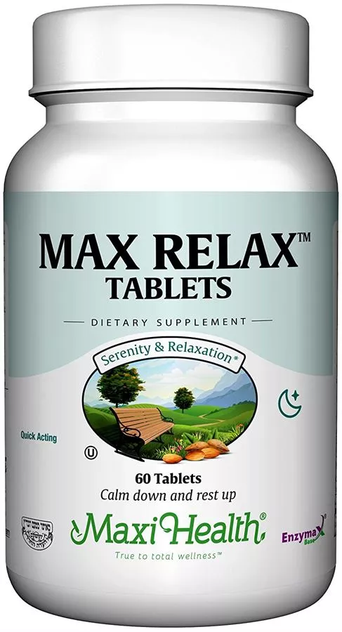 מקס רילקס מקסי הלת 60 כמוסות Max Relax Maxi Health