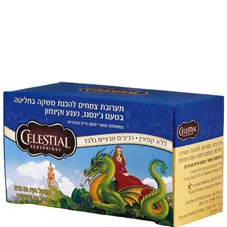 סלסטיאל - חליטת מרגוע, ג'נסנג, נענע וקינמון 20 שקיקים  Celestial Seasonings Tension Tamer כליל הטבע