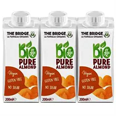 דה ברידג' משקה שקדים 3*200 מ"ל The Bridge Bio Almond Drink כליל הטבע
