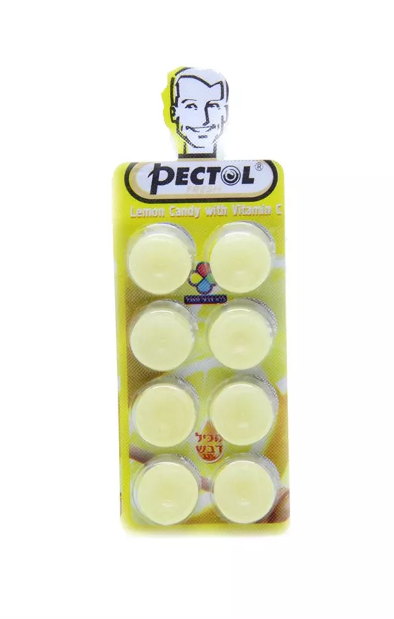 סוכריות קשות בטעם לימון פקטול 19.2 גרם Pectol Lemon Flavor Candy