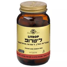 ליטרופ סולגאר 50 טבליות Lipotropic Factors Solgar כליל הטבע