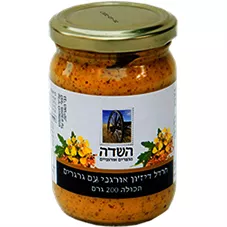 השדה - חרדל דיז'ון אורגני עם גרגירים - השדה 200 גרם Hasade כליל הטבע