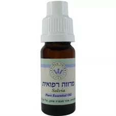 מרווה רפואית שמן אתרי - עומר הגליל 10 מ"ל Omer Hagalil Salvia Pure Essential Oil כליל הטבע