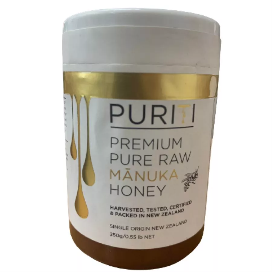 פיוריטי דבש מנוקה 250 גרם PURITI PREMIUM PURE RAW MANUKA HONEY
