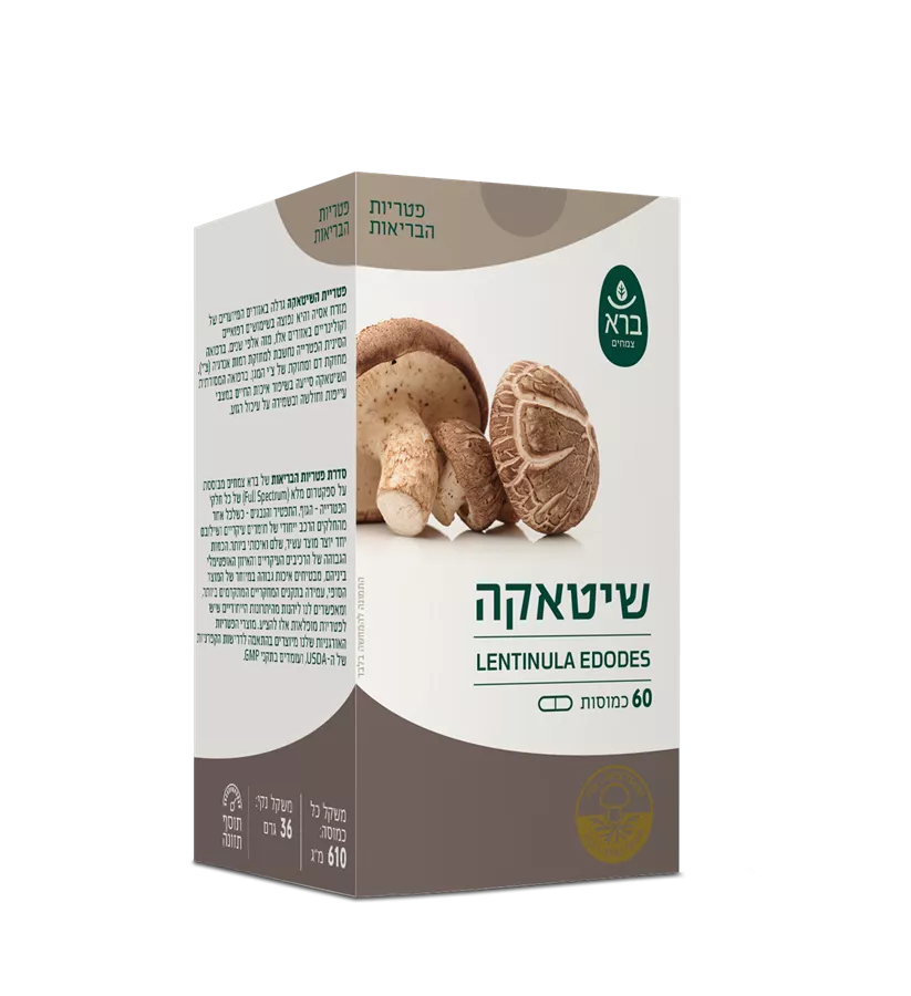 כמוסות שיטאקה ברא |  Lentinula edodes BARA