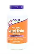 לציטין 1200 מ"ג נאוו 200 כמוסות רכות Now Lecithin 1200 MG כליל הטבע