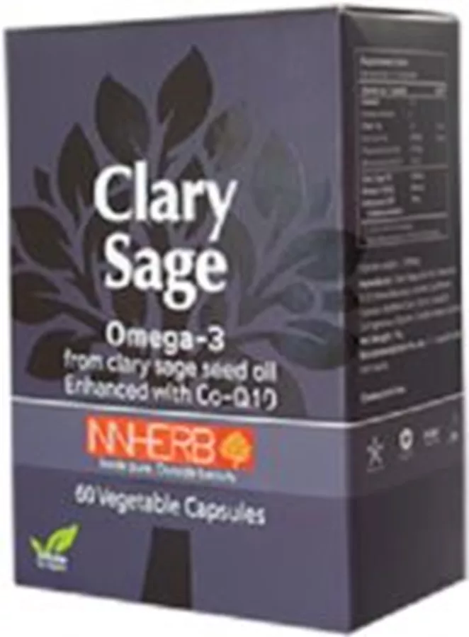 מרווה מרושתת קלריסאג' אומגה 3 60 כמוסות Clary Sage Omega 3