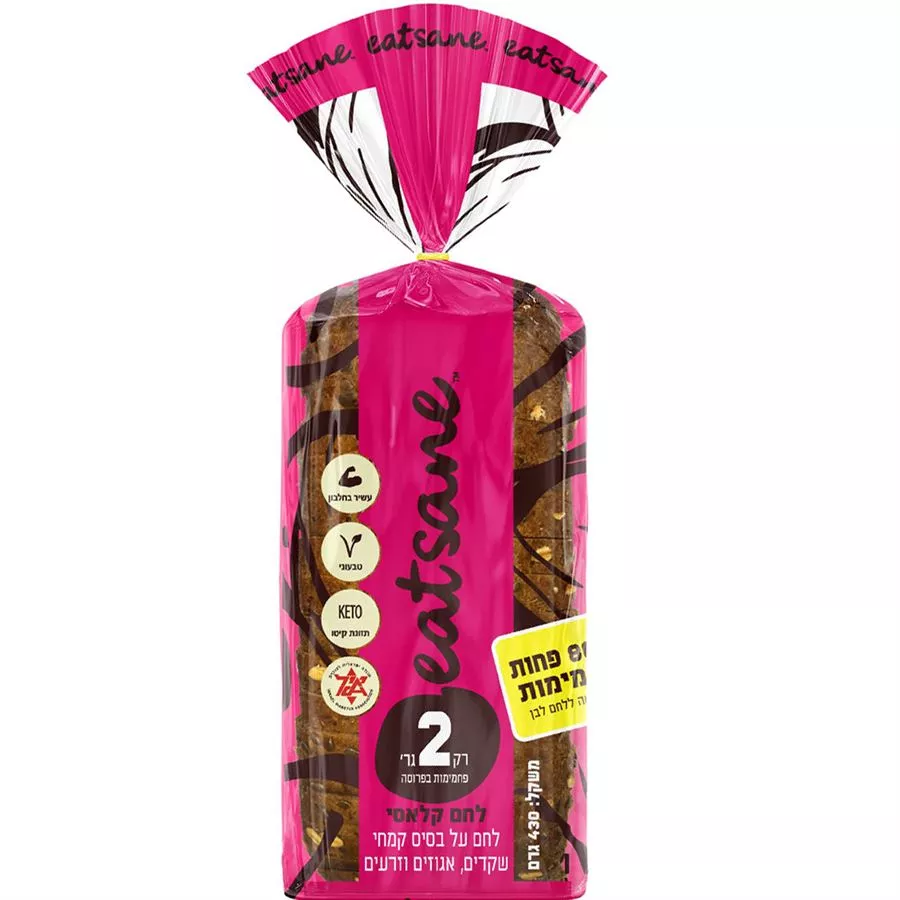 איטסיין לחם קלאסי 80% פחמימות 320 גרם EATSANE