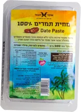 מחית תמרים 100% - שקד תבור 500 גרם  Shaked Tavor Date Paste כליל הטבע