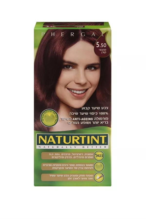 נטורטינט ערכת צבע שיער קבוע 5.50 מהגוני קורן 60 מ