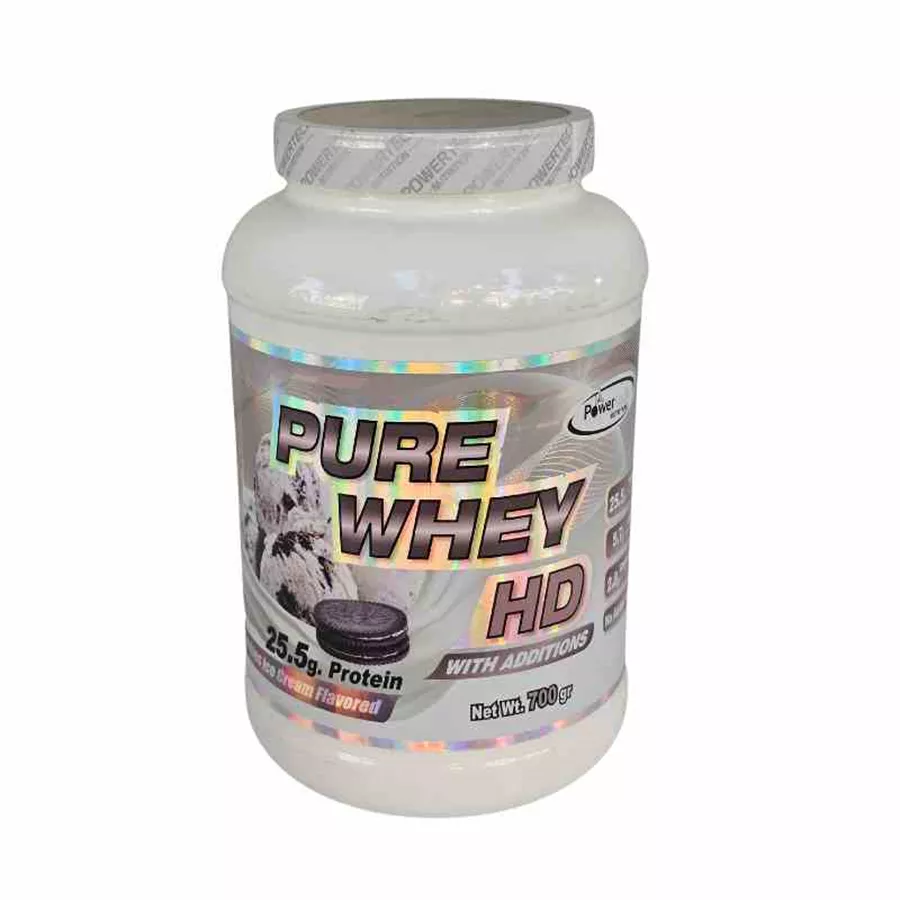 פיור וואי HD אבקת חלבון בטעם עוגיות 700 גרם POWERTECH PURE WHEY HD COOKIES FLAVORED