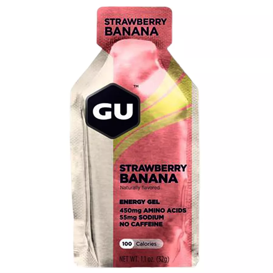 ג'ל אנרגיה תות בננה גו 32 גרם Gu Srtawberry Banana