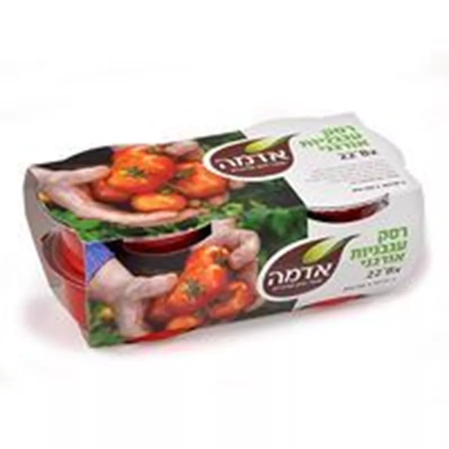 רסק עגבניות אורגני אדמה 4*100 גרם Adama