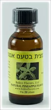 תמצית בטעם אננס באקטו פלייבורס 29 מ"ל Bakto Flavors Natural Pineapple Flavor כליל הטבע
