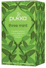 פוקה - תה שלוש מנטה 32 גרם 20 שקיקים Pukka Three Mint כליל הטבע