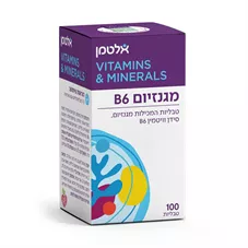 מגנזיום B6 - אלטמן  100 טבליות Altman Magnesium B6 כליל הטבע