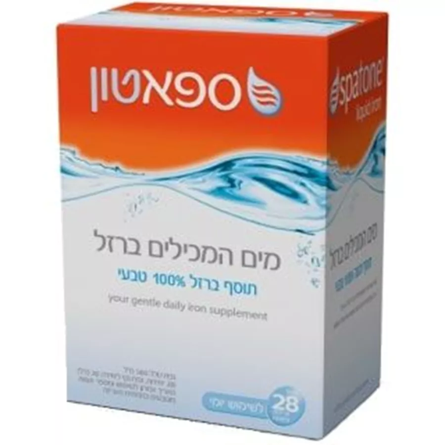 ספאטון מים המכילים ברזל 28 אריזות אישיות Spatone