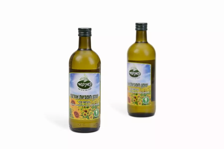 שמן חמניות אורגני נטורפוד 1 ליטר Naturafood Organic sunflower oil