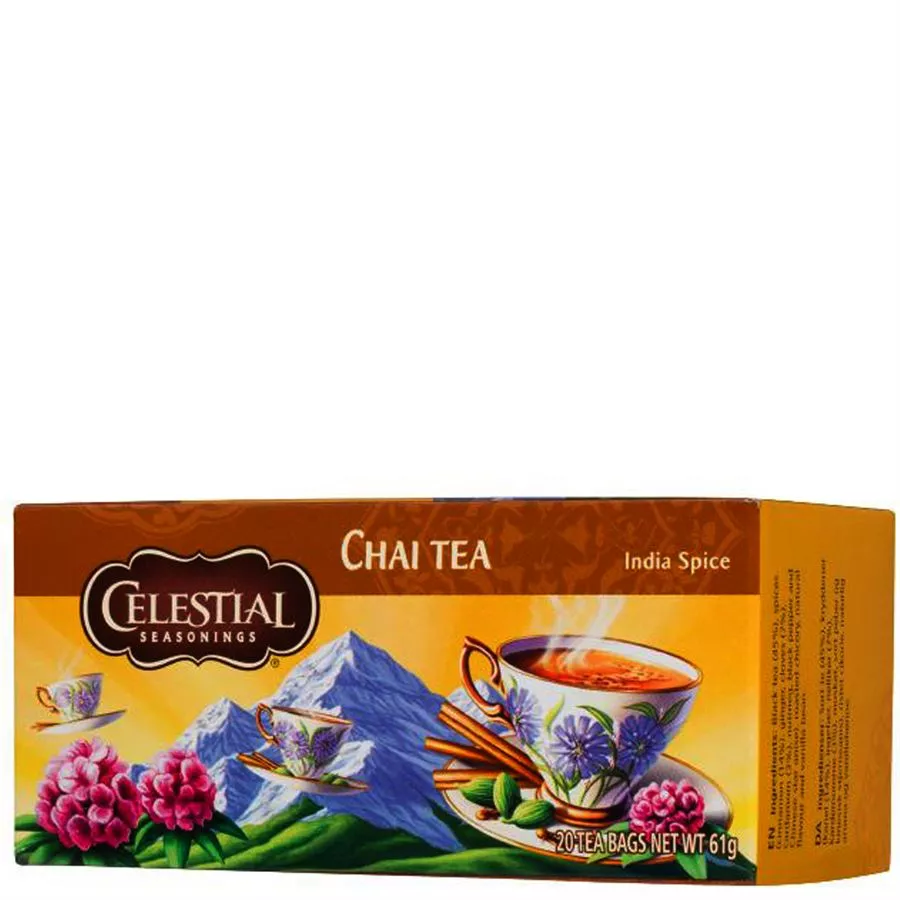 סלסטיאל - תה צ'אי הודי 20 יחידות  Celestial Seasonings Chai Tea