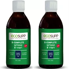 B קומפליט - אקוסאפ זוג 2*240 מ"ל  EcoSupp B Complete כליל הטבע