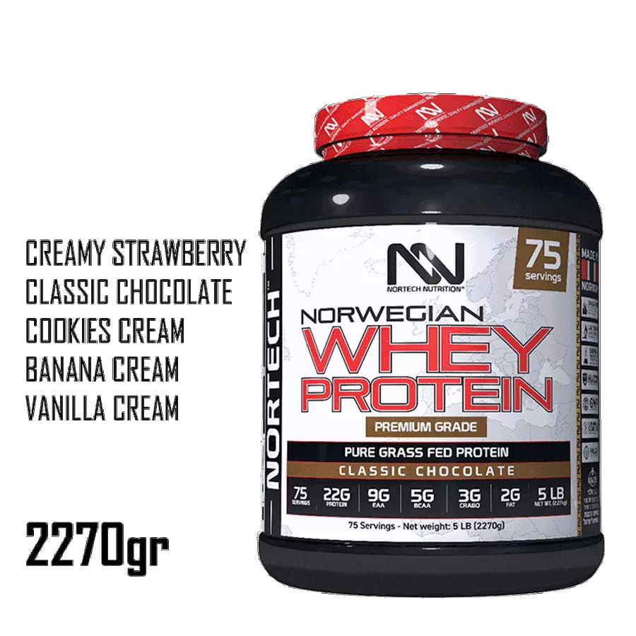 אבקת חלבון נורוויגאן שוקולד  - NORWEGIAN Whey - Nortech Nutrition