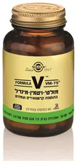מולטי ויטמין-מינרל VM-75 סולגאר 60 כמוסות Formula VM-75 Solgar כליל הטבע