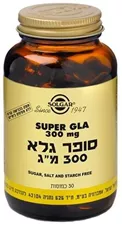 סולגאר - סופר גלא 300 מ"ג 30 כמוסות Solgar Super Gla כליל הטבע