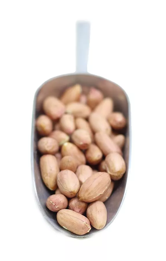 בוטנים טבעים קלופים 100 גרם   Peeled Natural Peanuts