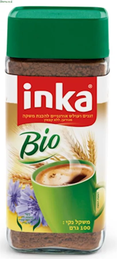 משקה דגנים אורגני אינקה (ירוק) 100 גרם Inka Bio