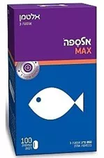 אלספה מקס - אלטמן 100 כמוסות  Altman Alsepa Max כליל הטבע